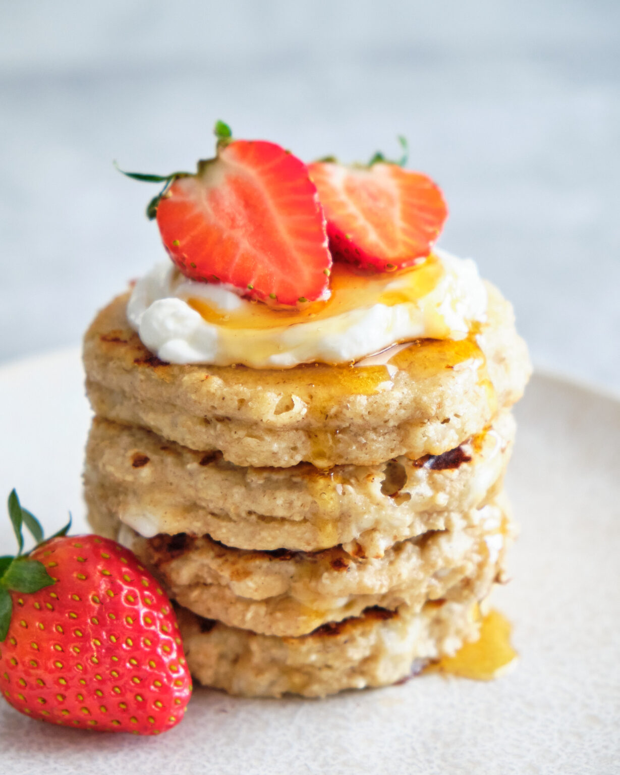 High Protein Cottage Cheese Pancakes (31g of protein, glutenfree) TastyOm